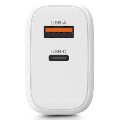 cargador-urban-factory-powee-usb-c-gan-de-65w-1-puerto-usb-c-de-45w-1-puerto-usb-a-de-18w-carga-rapida-color