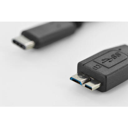 assmann-electronic-ak-300137-010-s-cable-usb-usb-32-gen-1-31-gen-1-1-m-usb-c-micro-usb-b-negro