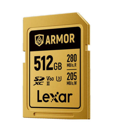 lexar-512gb-professional-armor-gold-sdxc-uhs-ii-cards-up-to-280mbs-read-210mbs-write-c10-v60-u3stainless-steel-casing-ip68