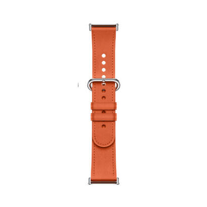 xiaomi-leather-quick-release-strap-coral-orange