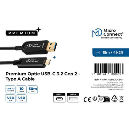 microconnect-mc-usb32ca15op-cable-usb-usb-32-gen-2-31-gen-2-15-m-usb-a-usb-c-negro
