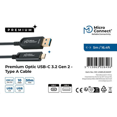 microconnect-mc-usb32ca5op-cable-usb-usb-32-gen-2-31-gen-2-5-m-usb-a-usb-c-negro