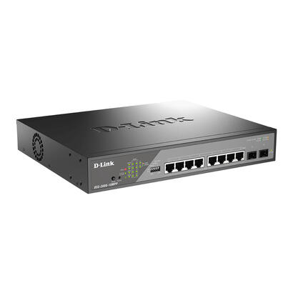 switch-gestionable-d-link-dss-200g-10mpe-poe-poe-90w-8x101001000-mbps-2g-sfp-onvif-vlan-erps-port-trunking-