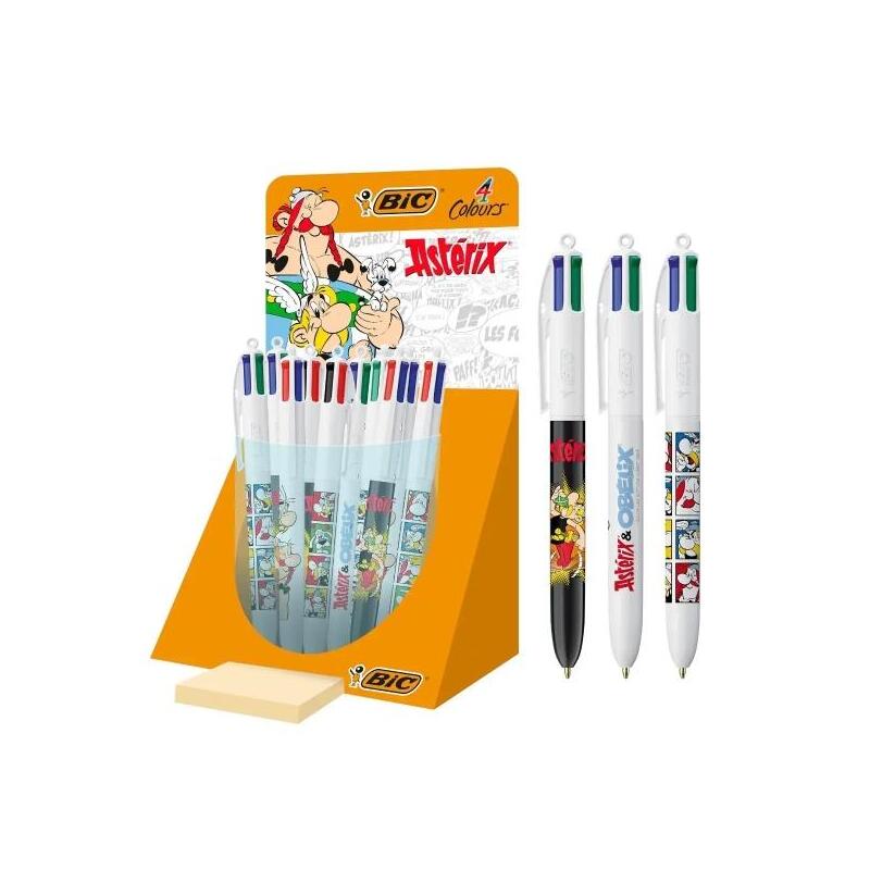 bic-4-colours-asterix-expositor-con-30-boligrafos-de-bola-retractil-diseaos-comic-asterix-punta-media-de-10mm-3