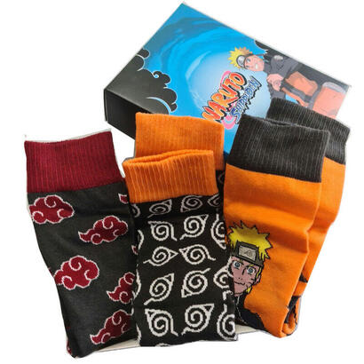 set-3-calcetines-naruto-shippuden-adulto-surtido