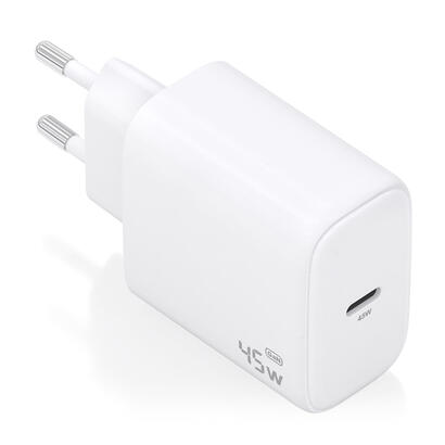aisens-cargador-gan-45w-1xusb-c-pd30-blanco