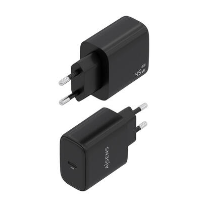 aisens-cargador-gan-45w-1xusb-c-pd30-negro