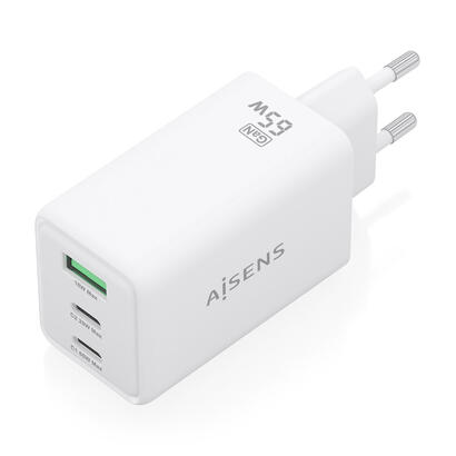 aisens-cargador-gan-65w-2xusb-c-pd30-qc40-1xusb-a-qc30-blanco