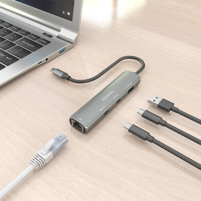 aisens-dock-usb-c-a-ethernet-gigabit-hub-2xusb-c1xusb-a-gris-15cm