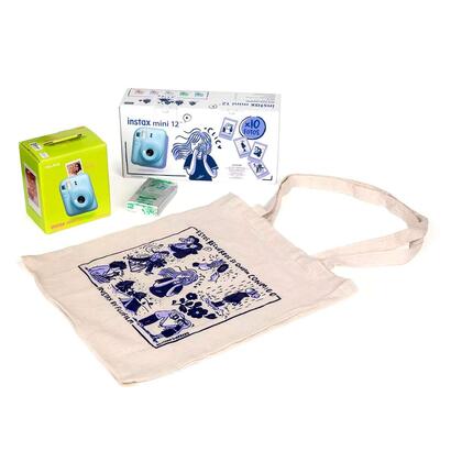 camara-instantanea-fujifilm-kit-blossom-instax-mini-12-pastel-blue