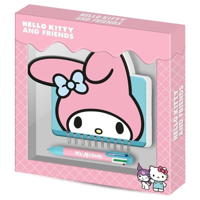 diario-boligrafo-my-melody-hello-kitty-and-friends