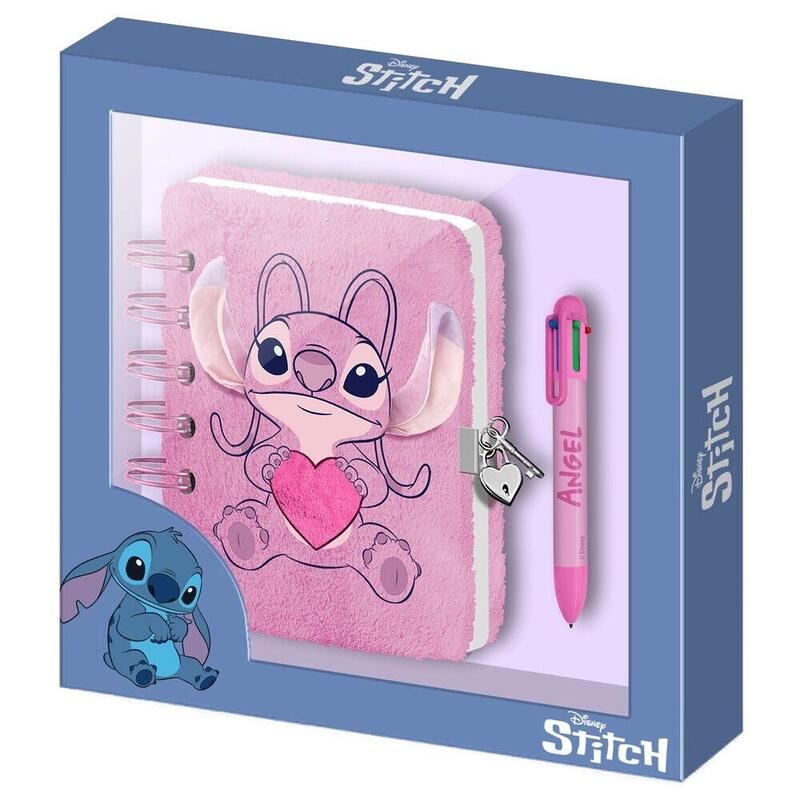 diario-peluche-boligrafo-corazon-angel-stitch-disney