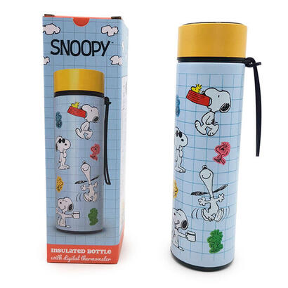 botella-acero-inoxidable-termo-snoopy-woodstock-snoopy-termometro-450ml