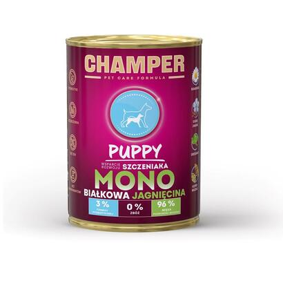 champer-puppy-lamb-comida-humeda-para-perros-400g