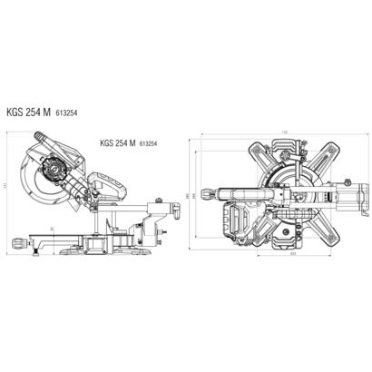 metabo-set-kgs-254-m-ksu-251