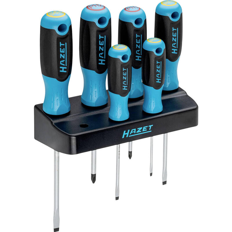juego-de-destornilladores-hazet-811sh-17-con-soporte-7-piezas-azulnegro-mango-antideslizante-hazet-de-3-componentes-811sh-17