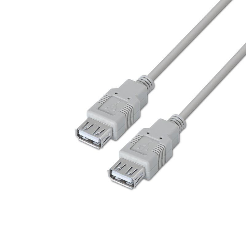 nanocable-10011300-cable-usb-usb-20-05-m-usb-a-beige