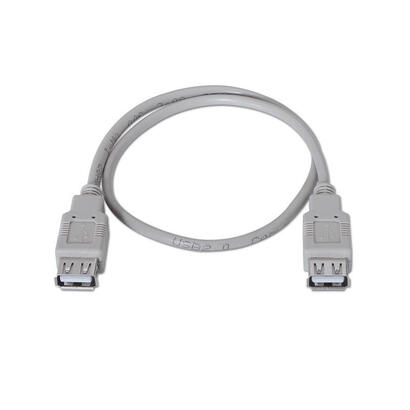 nanocable-10011300-cable-usb-usb-20-05-m-usb-a-beige