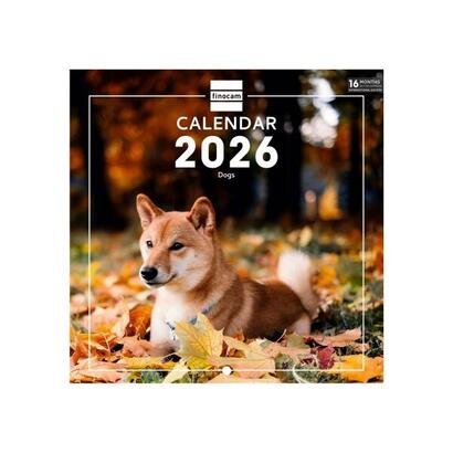 finocam-calendario-de-pared-internacional-anual-2026-imagenes-variadas-191x5x185mm-tematica-de-perros