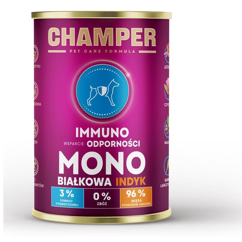 champer-immuno-turkey-comida-humeda-para-perros-400g