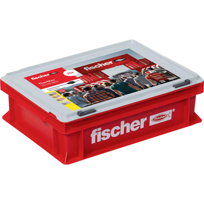 fischer-sistema-de-montaje-a-distancia-thermax-12110-m12-hwk-tacos-negrogris-25-piezas-estuche-091969