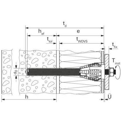 fischer-sistema-de-montaje-a-distancia-thermax-12110-m12-hwk-tacos-negrogris-25-piezas-estuche-091969