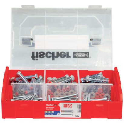 fischer-fixtainer-duohm-taco-hueco-tornillo-de-cabeza-alomada-tx-90-piezas-572927