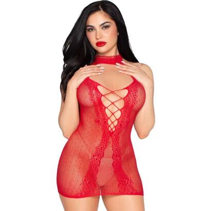 leg-avenue-81675-mini-vestido-halter-rojo-talla-unica