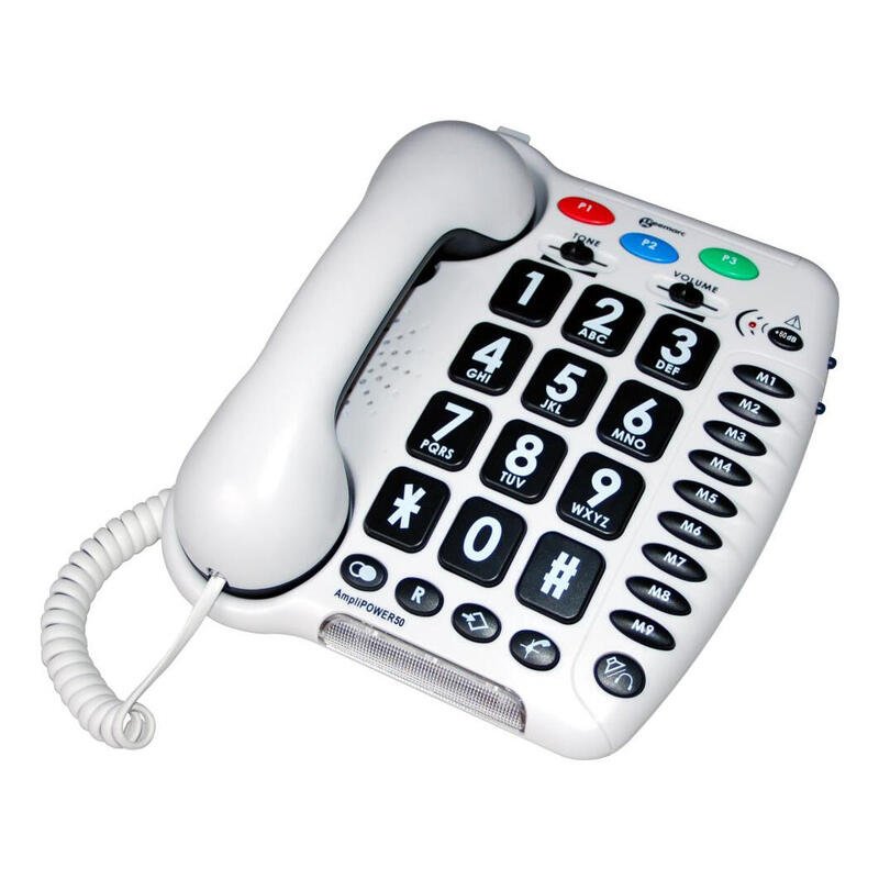 geemarc-telecom-amplipower-50-telefono-dectanalogico-identificador-de-llamadas-blanco