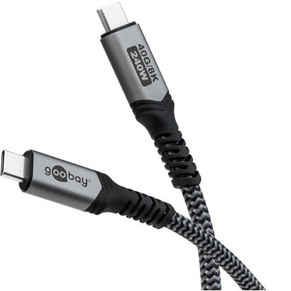 cable-goobay-usb-c-with-textile-sheath-usb4-240-w-40-gbit-s-power-delivery-1-m-black-grey