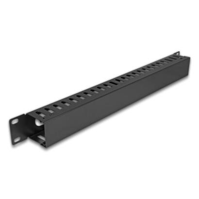 delock-19-1-he-mantenimiento-de-cable-rangierpanel-con-2-offnungen-1-he-metall-negro