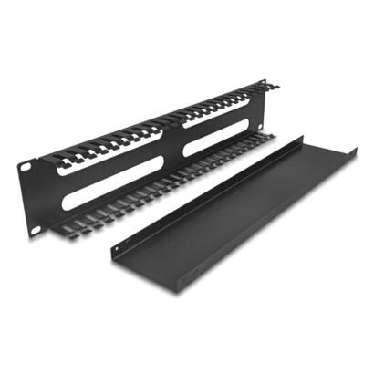 delock-19-2-he-mantenimiento-de-cable-rangierpanel-con-4-offnungen-metall-negro