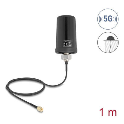 delock-5g-lte-gnss-wifi-6-antena-sma-macho-11-40-dbi
