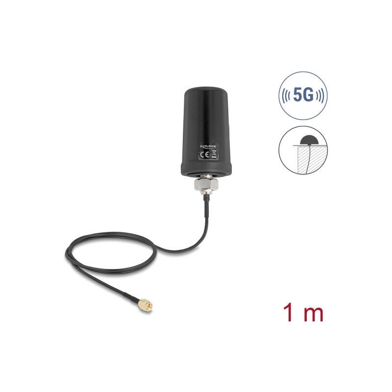 delock-5g-lte-gnss-wifi-6-antena-sma-macho-11-40-dbi