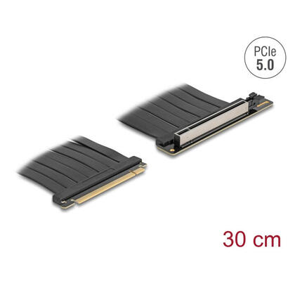 delock-riser-tarjeta-pci-express-50-x16-macho-a-x16-slot-con-cable-30-cm