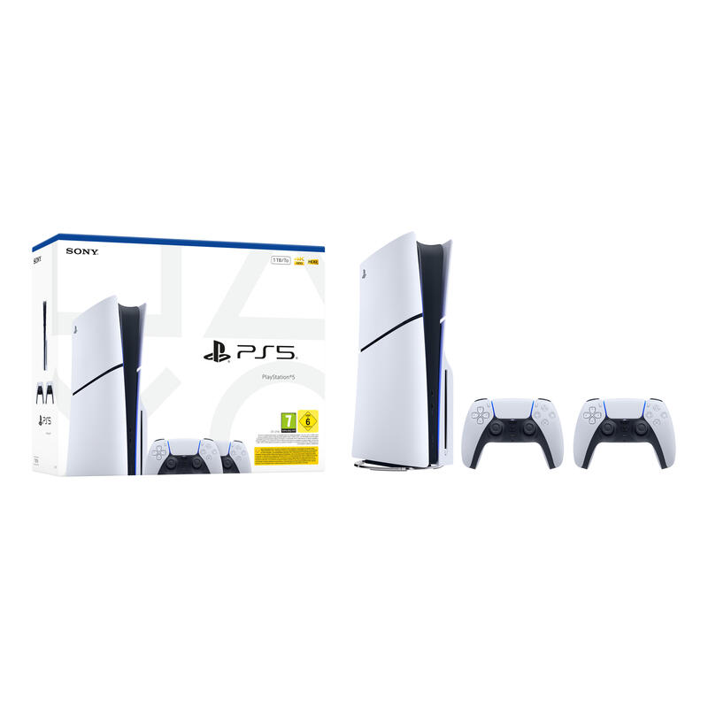 sony-playstation-5-slim-disc-edition-1tb-with-2-dualsense-controller-white