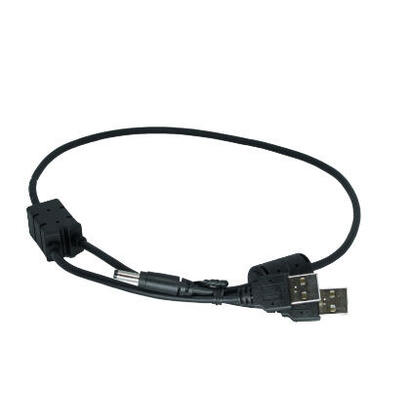 silex-y-usb-mromcable-fbr-3x0an-ac-negro-50cm-2xusb-a-dc-meckerclass2
