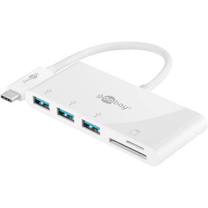 adaptador-goobay-40759-multipuerto-usb-c-a-3x-usb-a-lector-de-tarjetas-blanco