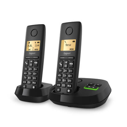 gigaset-pure-100a-duo-telefono-dectanalogico-identificador-de-llamadas-negro
