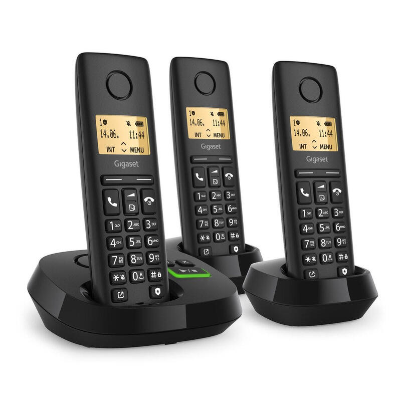 gigaset-pure-100-am-trio-telefono-dectanalogico-identificador-de-llamadas-negro