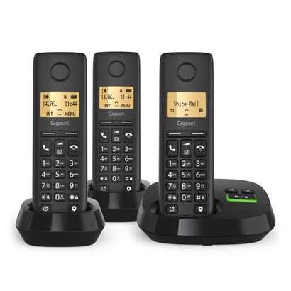gigaset-pure-100-am-trio-telefono-dectanalogico-identificador-de-llamadas-negro