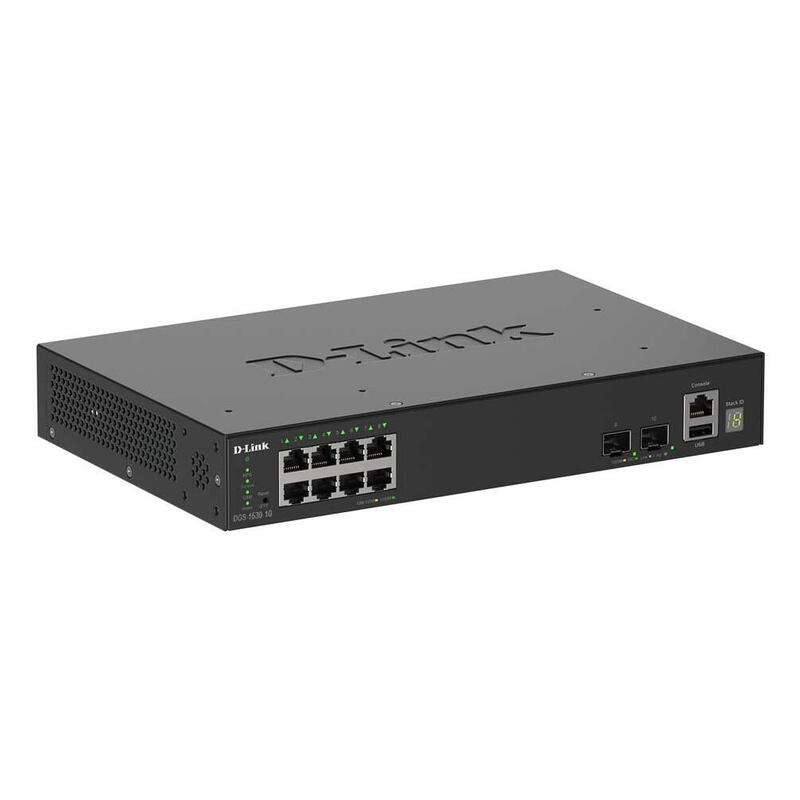 d-link-smartpro-dgs-1530-10-conmutador-inteligente-8-x-101001000-2-x-10-gigabit-sfp-sobremesa-montaje-en-rack