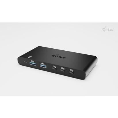 i-tec-kvm-docking-station-hdmi-for-2-hosts-1x-hdmi-3xusb-c-32-gen1-2x-usb-a-32-gen-1-1x-35mm-audio-mic-power-delivery-2x-100w