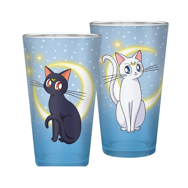 vaso-grande-abystyle-sailor-moon-luna-y-artemisa-400-ml