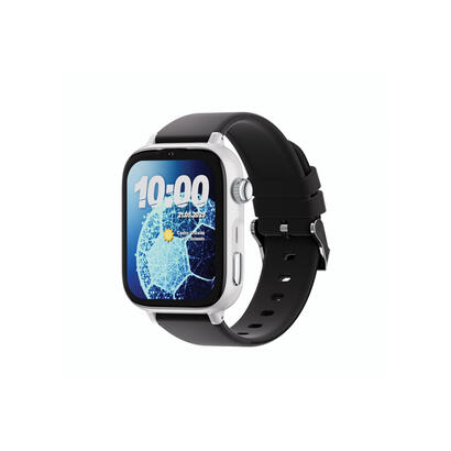 savefamily-reloj-inteligente-infantil-savewatch-plus-2-pantalla-amoled-carcasa-blanca-correa-silicona-negra