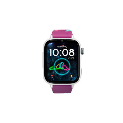 savefamily-reloj-inteligente-infantil-savewatch-plus-2-pantalla-amoled-carcasa-blanca-correa-silicona-maui