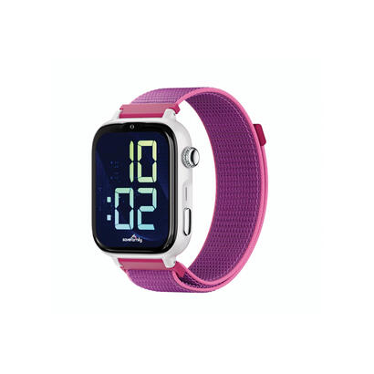 savefamily-reloj-inteligente-infantil-savewatch-plus-2-pantalla-amoled-carcasa-blanca-correa-tela-frambuesa
