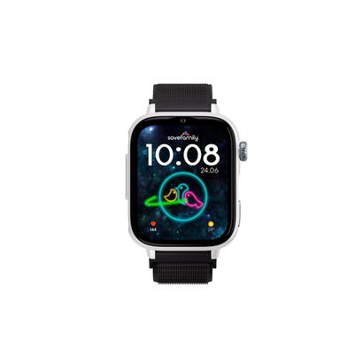 savefamily-reloj-inteligente-infantil-savewatch-plus-2-pantalla-amoled-carcasa-blanca-correa-tela-negra