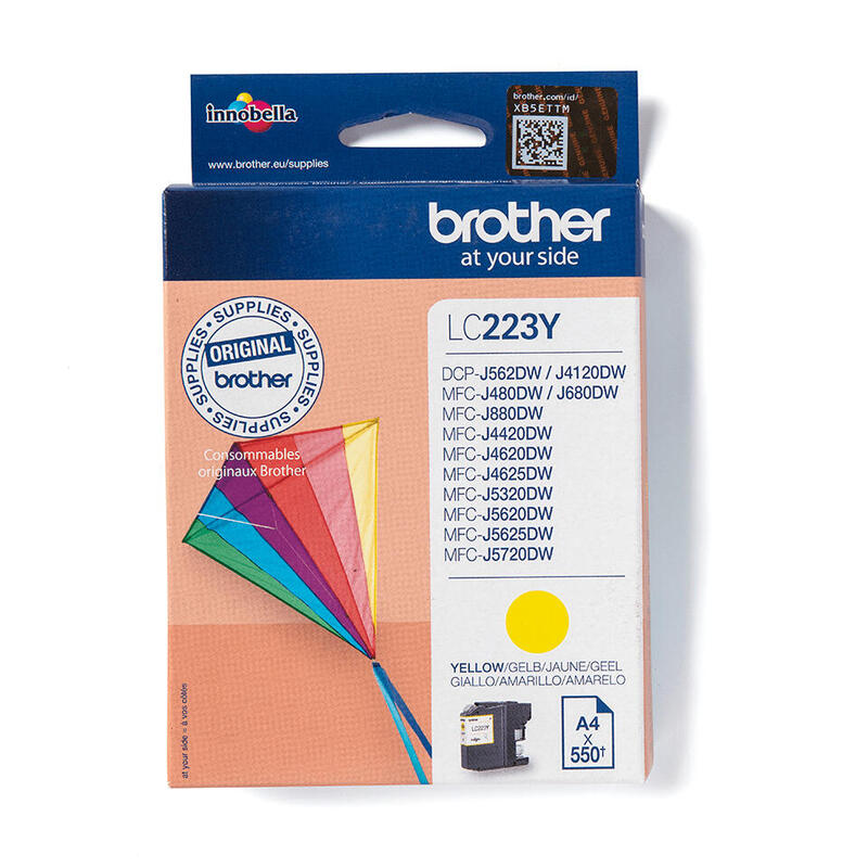 brother-lc223y-cartucho-de-tinta-1-piezas-original-amarillo