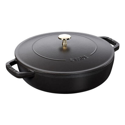 staub-brter-chistera-28-cm-schwarz-gusseisen